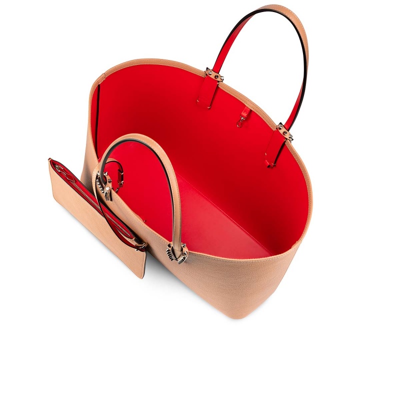 Bolsas Christian Louboutin Cabata Large Nude / Nude | SKC-704356
