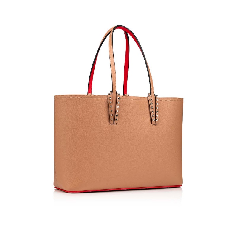 Bolsas Christian Louboutin Cabata Small Nude / Nude | QXV-637502