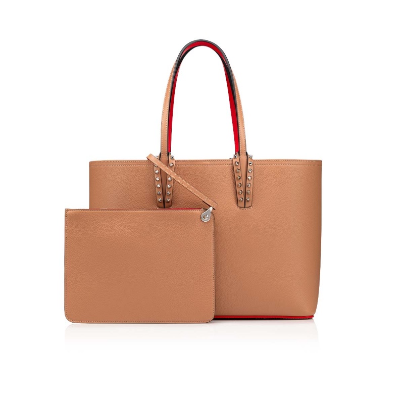Bolsas Christian Louboutin Cabata Small Nude / Nude | QXV-637502