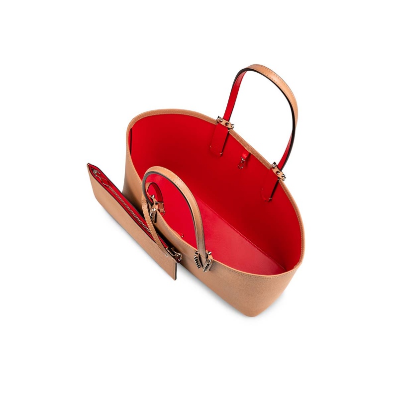 Bolsas Christian Louboutin Cabata Small Nude / Nude | QXV-637502
