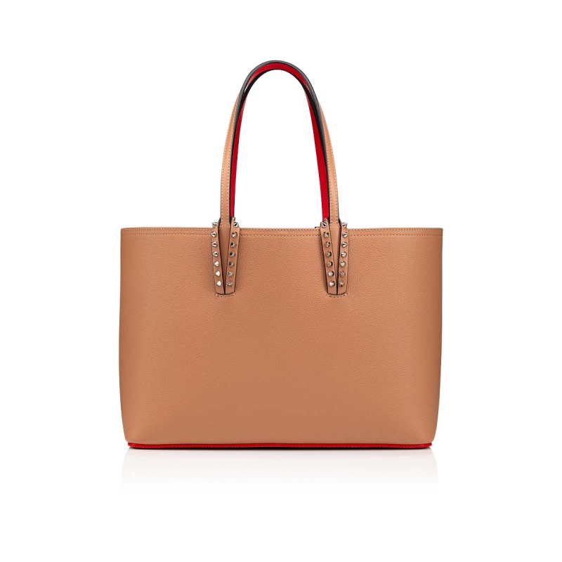 Bolsas Christian Louboutin Cabata Small Nude / Nude | QXV-637502