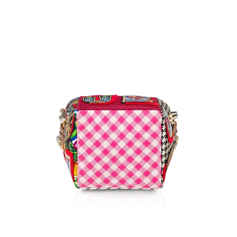 Bolsas Christian Louboutin Caracaba Mini Multi / Biscotto | ANU-756308
