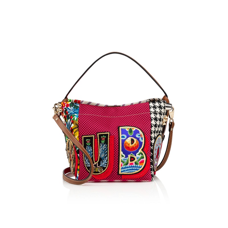Bolsas Christian Louboutin Caracaba Mini Multi / Biscotto | ANU-756308