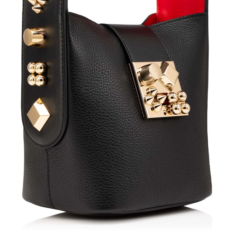 Bolsas Christian Louboutin Carasky Mini Negros Dorados | HZX-180235