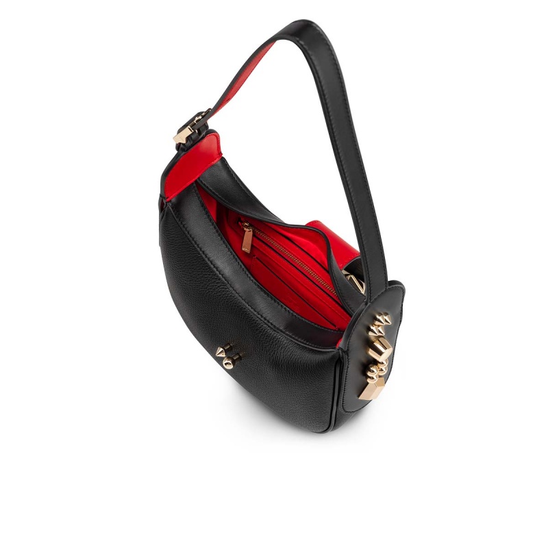 Bolsas Christian Louboutin Carasky Mini Negros Dorados | YBM-083172