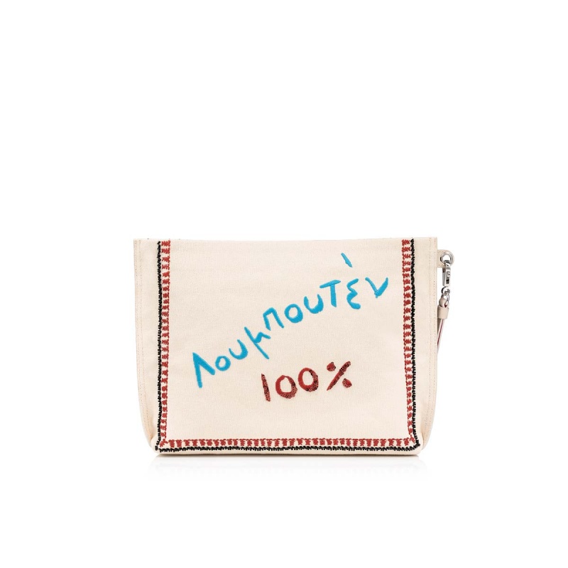 Bolsas Christian Louboutin Citypouch Multi / Biscotto | JMD-392068