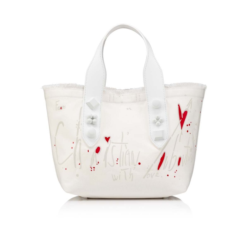 Bolsas Christian Louboutin Frangibus Small Bianco / Bianco / Bianco | YBL-406857