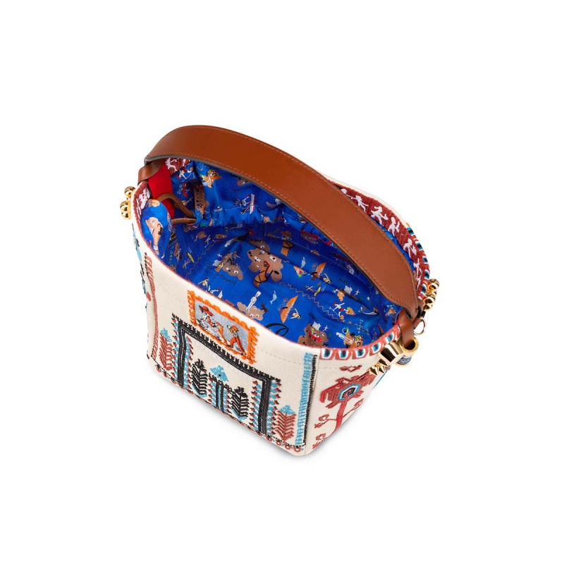 Bolsas Christian Louboutin Greekaba Mini Multi / Biscotto | EFC-384510