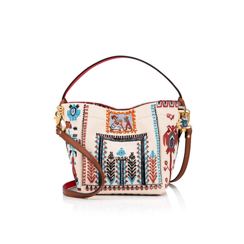 Bolsas Christian Louboutin Greekaba Mini Multi / Biscotto | EFC-384510