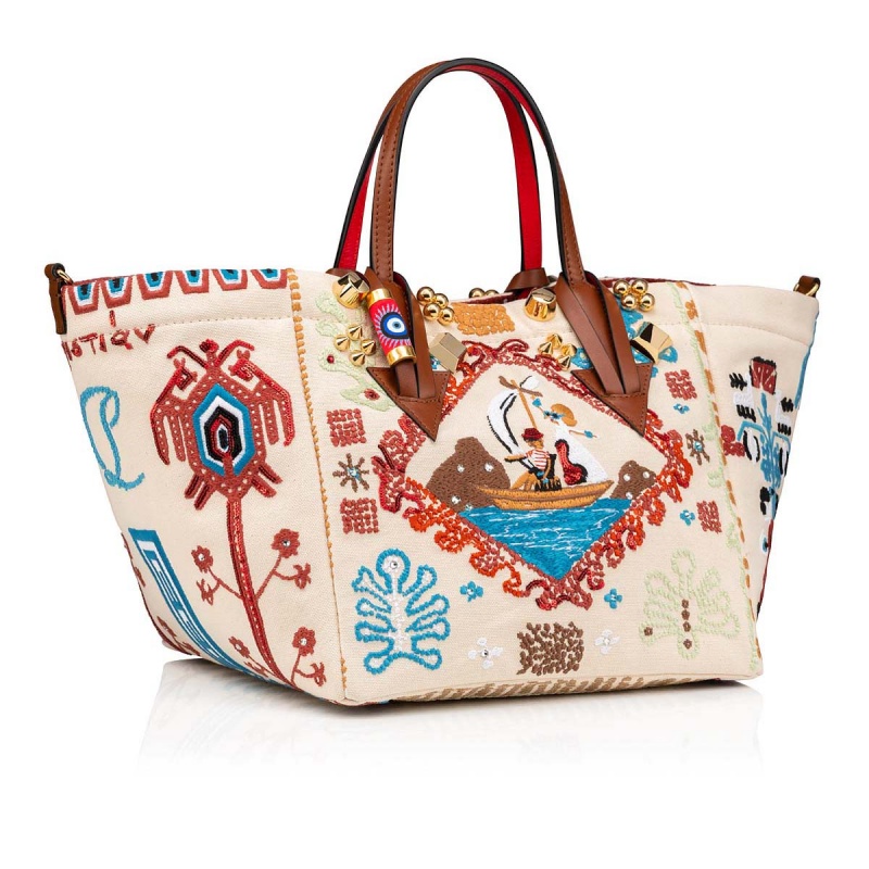 Bolsas Christian Louboutin Greekaba Small Multi / Biscotto | JVK-095463