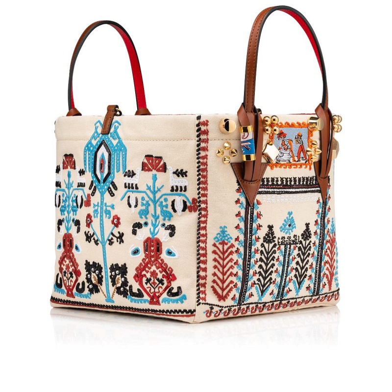 Bolsas Christian Louboutin Greekaba Small Multi / Biscotto | JVK-095463