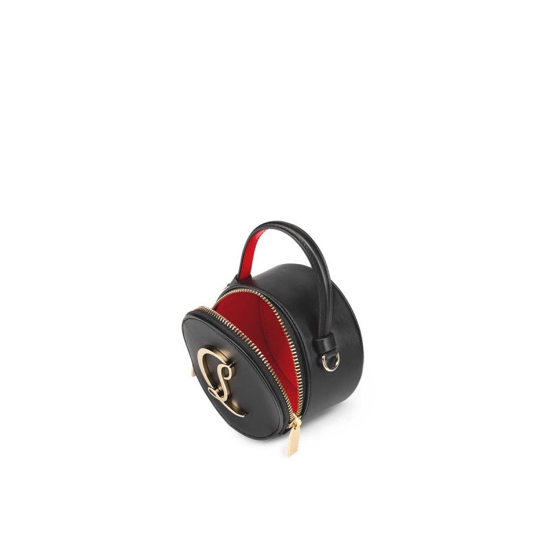 Bolsas Christian Louboutin Loubi54 Mini Vanity Negros Dorados | RGB-290761