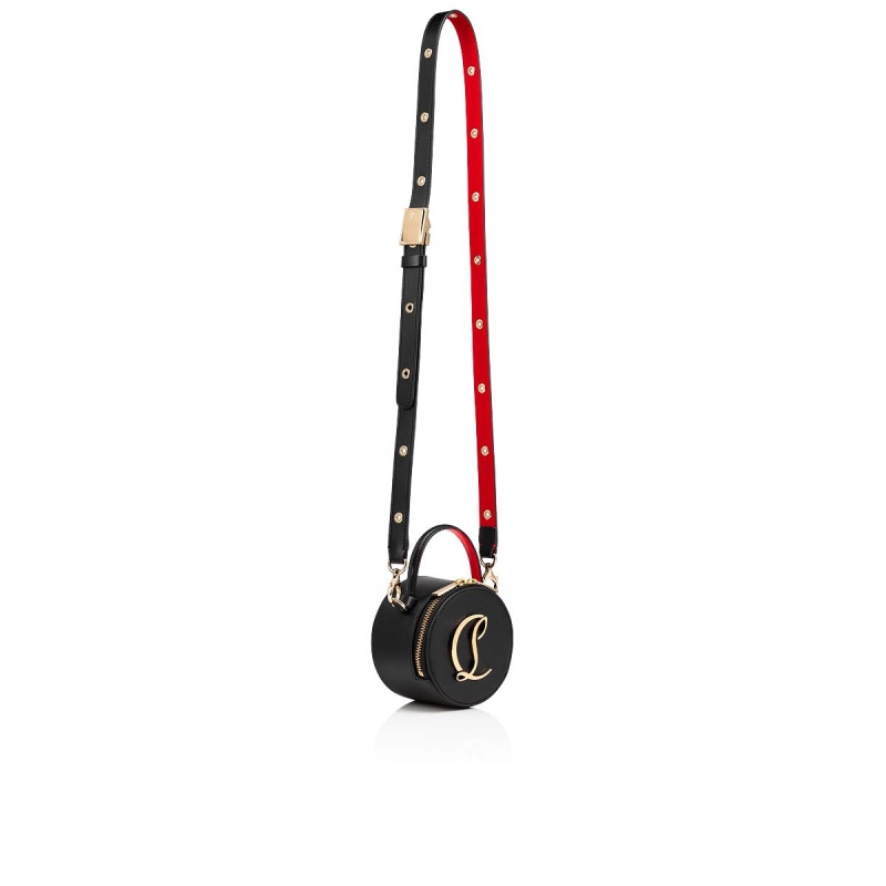 Bolsas Christian Louboutin Loubi54 Mini Vanity Negros Dorados | RGB-290761