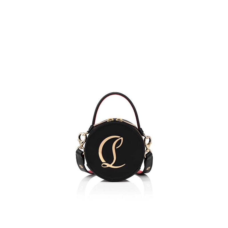 Bolsas Christian Louboutin Loubi54 Mini Vanity Negros Dorados | RGB-290761