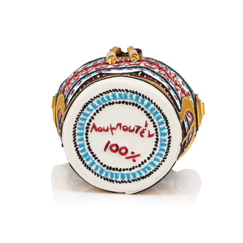 Bolsas Christian Louboutin Loubiphore Dorados | LXH-780461