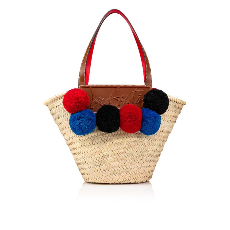 Bolsas Christian Louboutin Loubishore Naturel / Multi / Biscotto | WRJ-493617