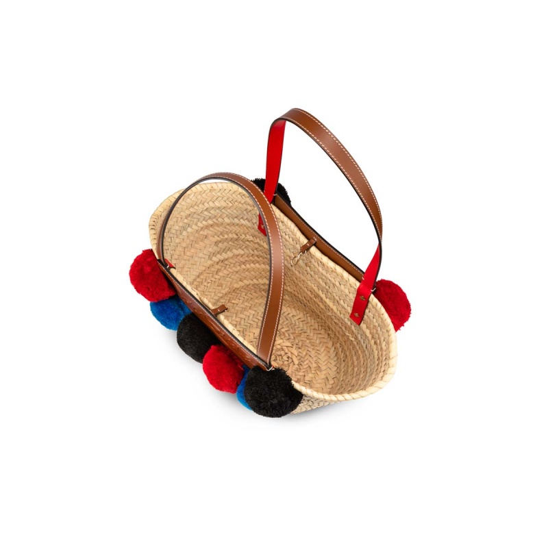 Bolsas Christian Louboutin Loubishore Naturel / Multi / Biscotto | WRJ-493617