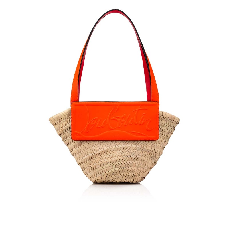 Bolsas Christian Louboutin Loubishore Naturel / Sunrise | DSU-163245