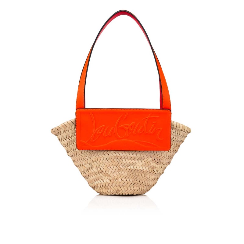 Bolsas Christian Louboutin Loubishore Naturel / Sunrise | DSU-163245