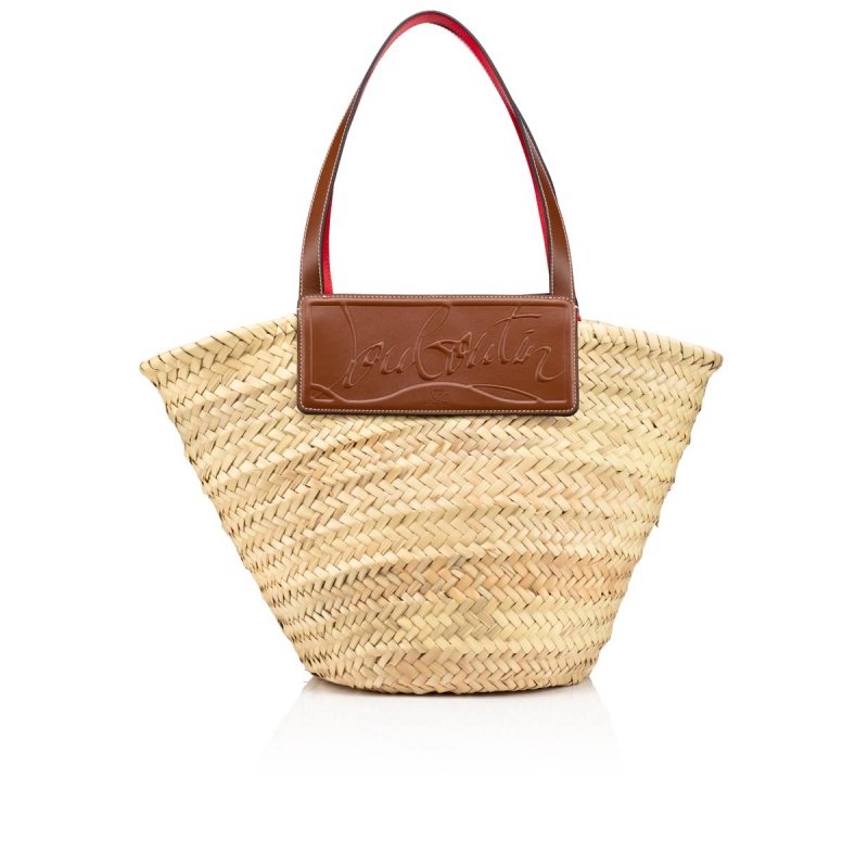Bolsas Christian Louboutin Loubishore Naturel / Nude 5 | KGU-412783