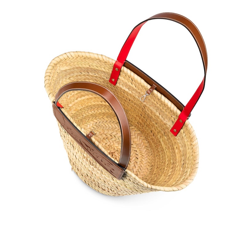 Bolsas Christian Louboutin Loubishore Naturel / Nude 5 | KGU-412783