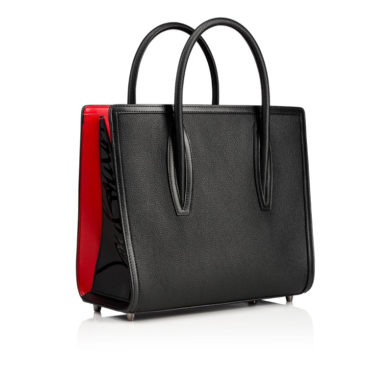 Bolsas Christian Louboutin Paloma Medium Negros Negros Negros | GOL-864913