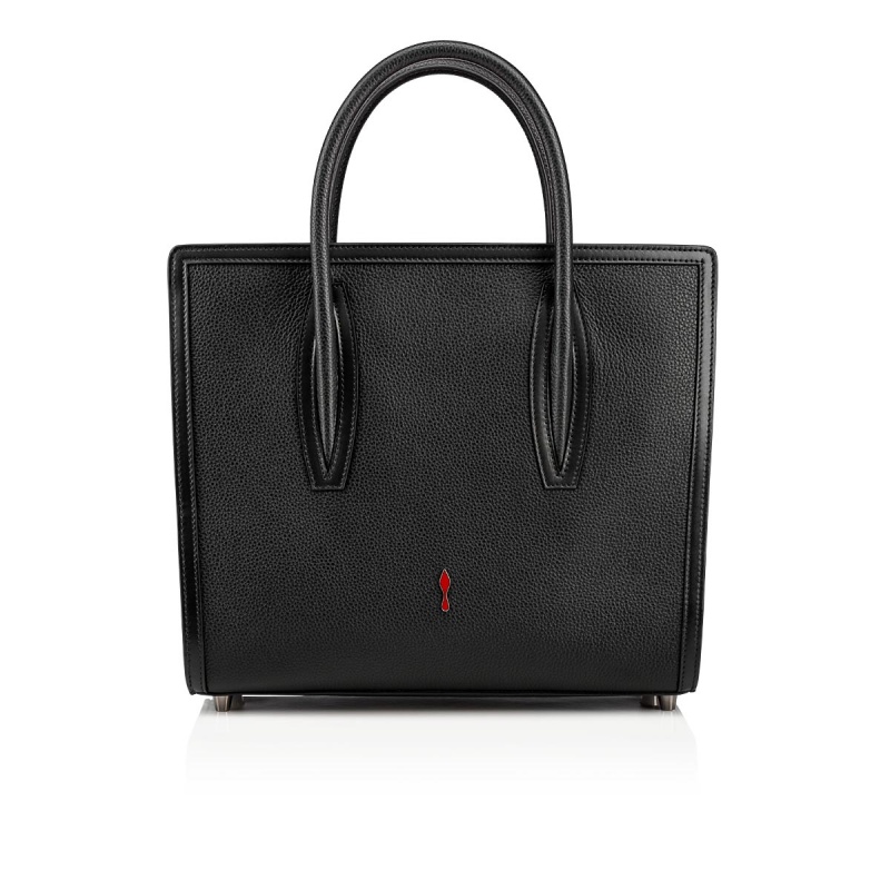 Bolsas Christian Louboutin Paloma Medium Negros Negros Negros | GOL-864913