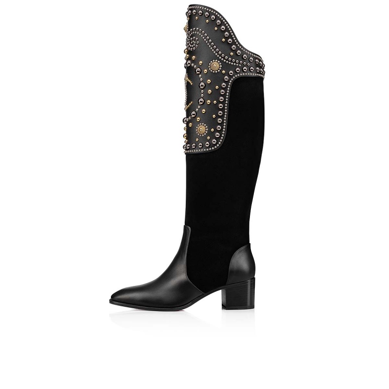 Botas Altas Christian Louboutin Alixos 55 mm Negros | JPZ-219703