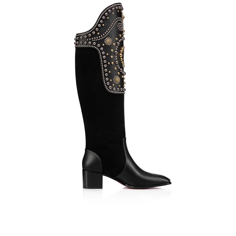 Botas Altas Christian Louboutin Alixos 55 mm Negros | JPZ-219703