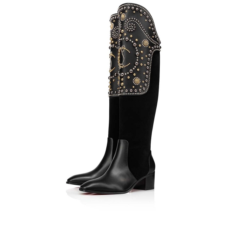 Botas Altas Christian Louboutin Alixos 55 mm Negros | JPZ-219703