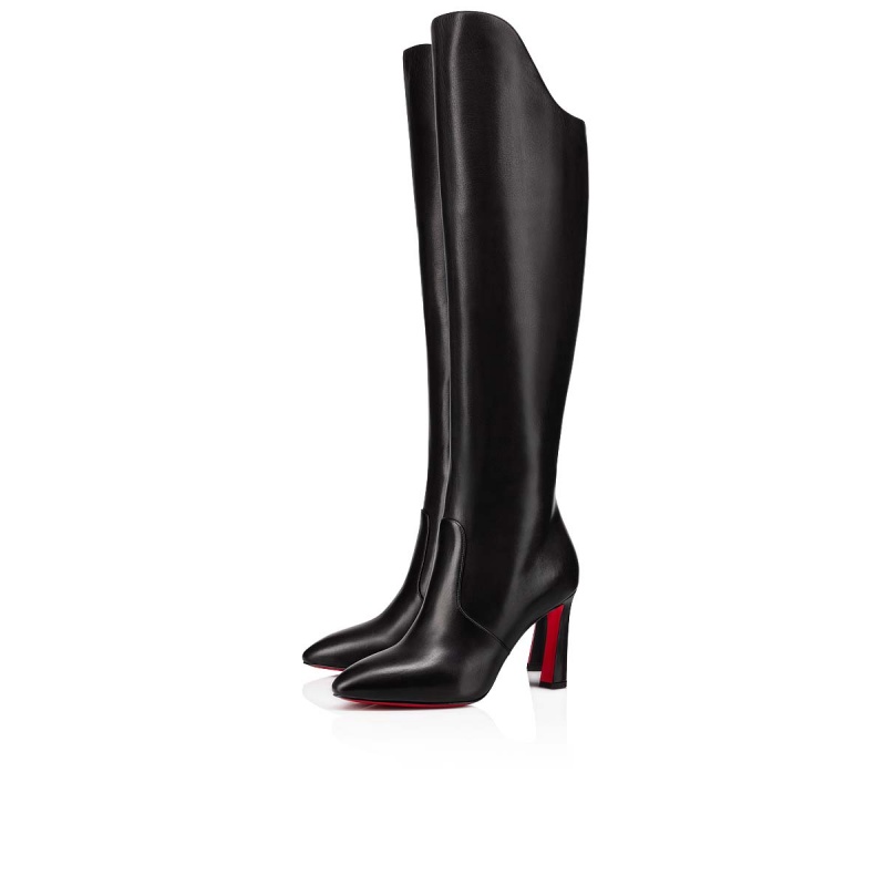 Botas Altas Christian Louboutin Eleonor Botta 85 mm Negros | SYX-190856