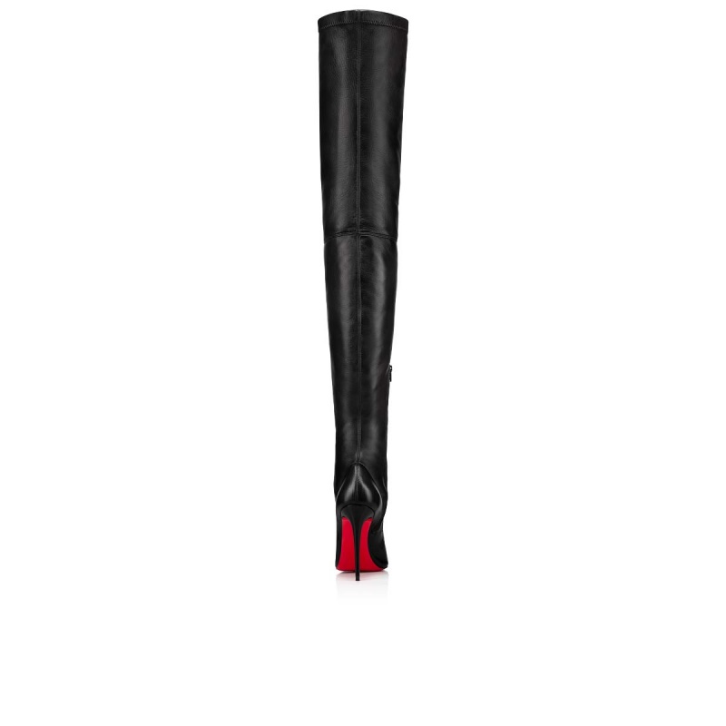 Botas Altas Christian Louboutin Kate Botta 100 mm Negros | AQG-974015