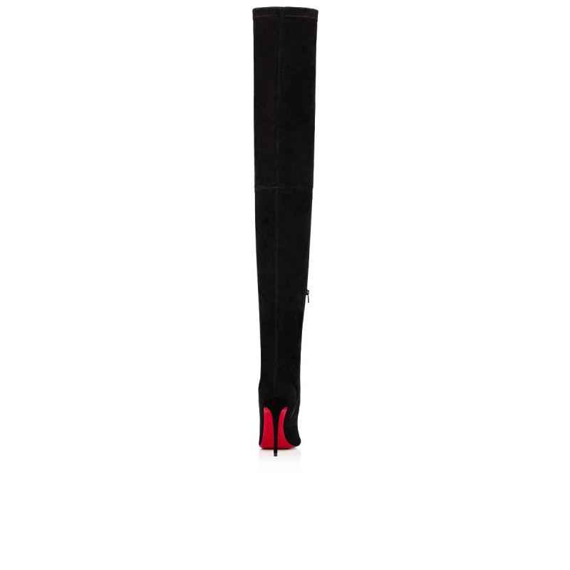 Botas Altas Christian Louboutin Kate Botta 100 mm Negros | WJV-642397