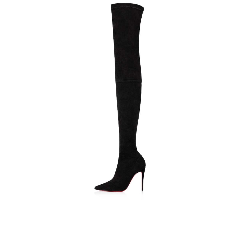 Botas Altas Christian Louboutin Kate Botta 100 mm Negros | WJV-642397