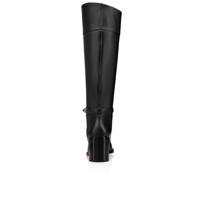 Botas Altas Christian Louboutin Lock Botta 70 mm Negros Negros | ZAW-236057