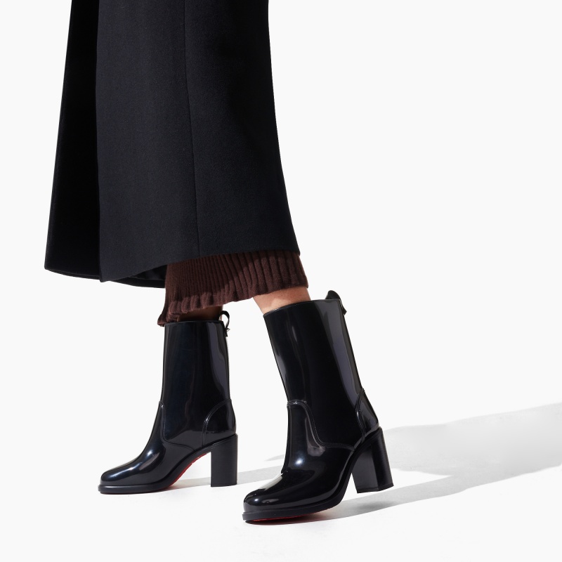 Botas Altas Christian Louboutin Loubirain 70 mm Negros | BSF-125709