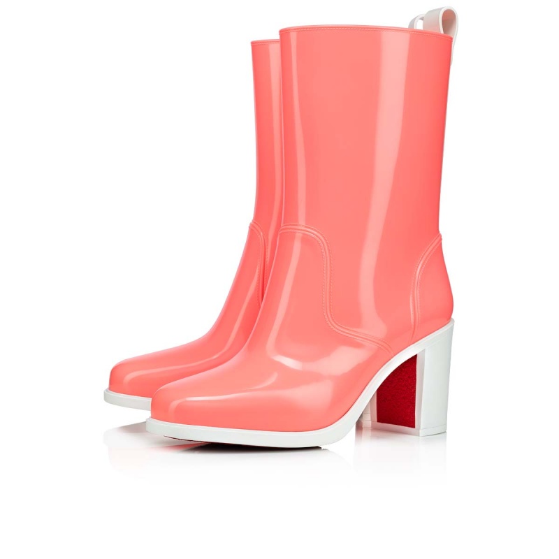 Botas Altas Christian Louboutin Loubirain 70 mm Version Bubble Gum | QJN-653471