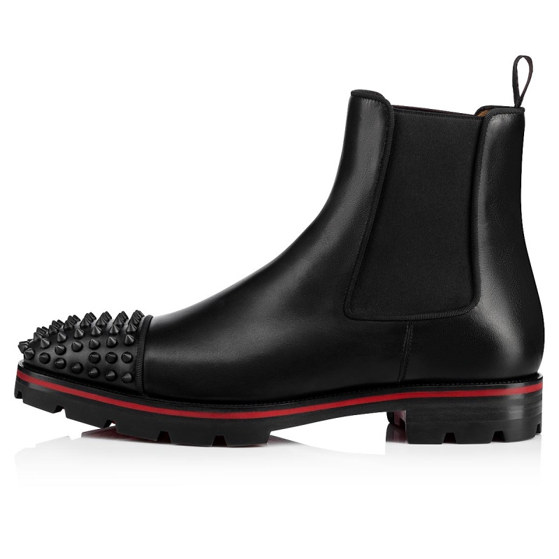 Botas Christian Louboutin Melon Spikes Negros Negros | BVS-827569