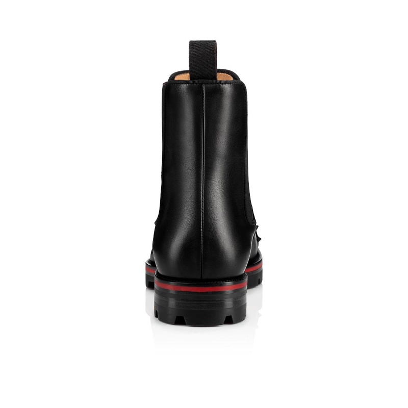 Botas Christian Louboutin Melon Spikes Negros Negros | BVS-827569