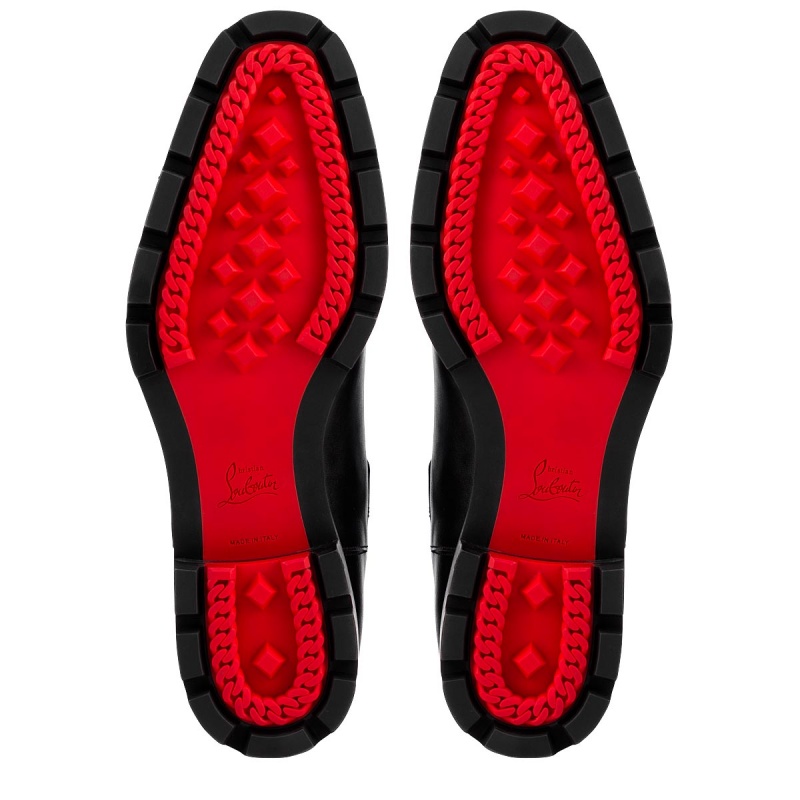 Botas Christian Louboutin Melon Spikes Negros Negros | BVS-827569