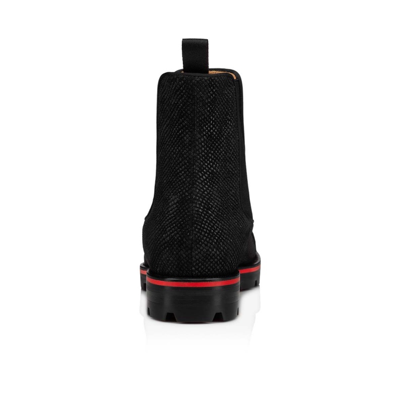 Botas Christian Louboutin Melon Strass Negros | SFL-782569