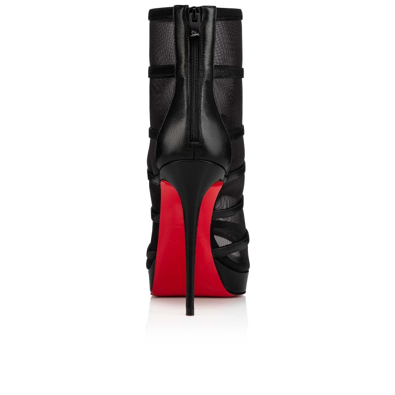 Botines Christian Louboutin Doux Voile 120 mm Negros Negros | ZTJ-057126