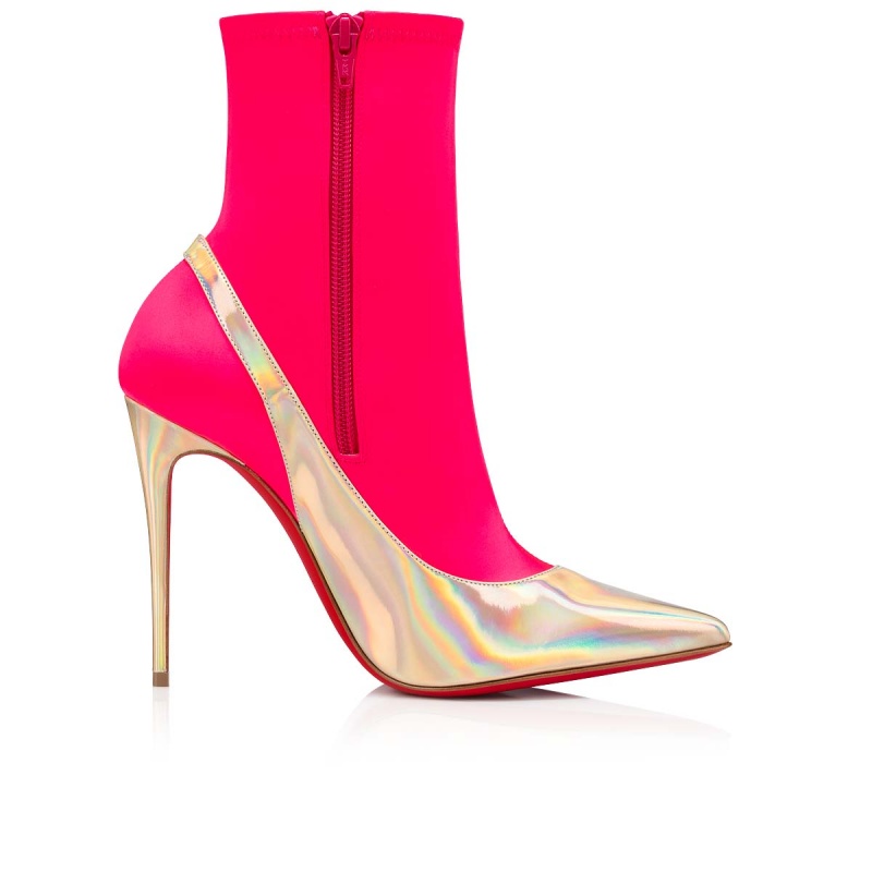 Botines Christian Louboutin Jessie Booty Joli 100 mm Rosas | WUB-238570