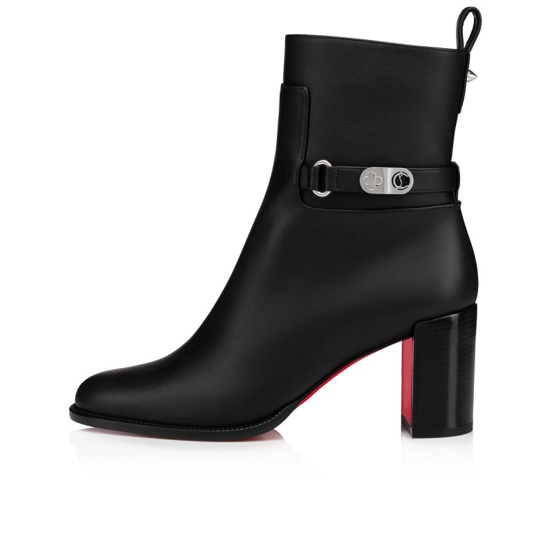 Botines Christian Louboutin Lock Booty 70 mm Negros Negros | PKG-792630