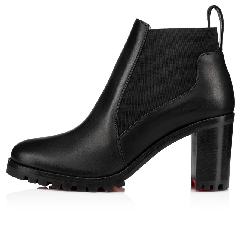 Botines Christian Louboutin Marchacroche 70 mm Negros | CED-594320