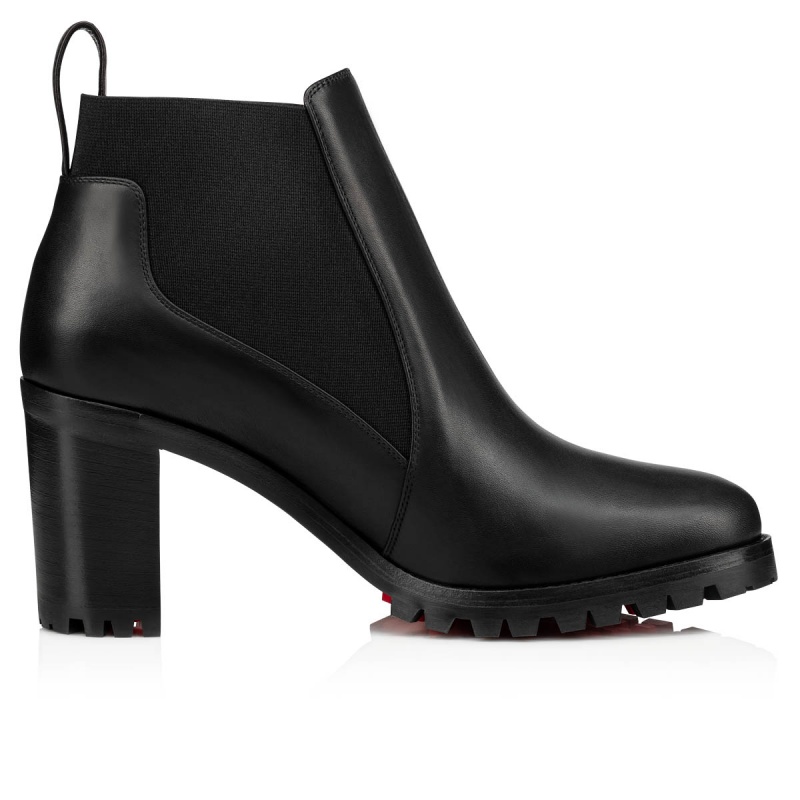 Botines Christian Louboutin Marchacroche 70 mm Negros | CED-594320