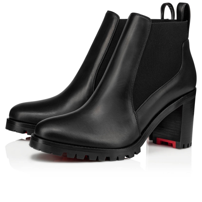Botines Christian Louboutin Marchacroche 70 mm Negros | CED-594320