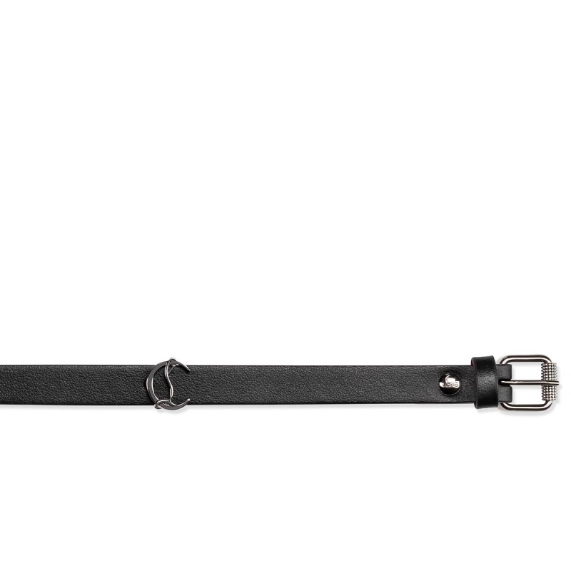 Brazalete Christian Louboutin Double Loubilink Negros Metal | DFZ-872019