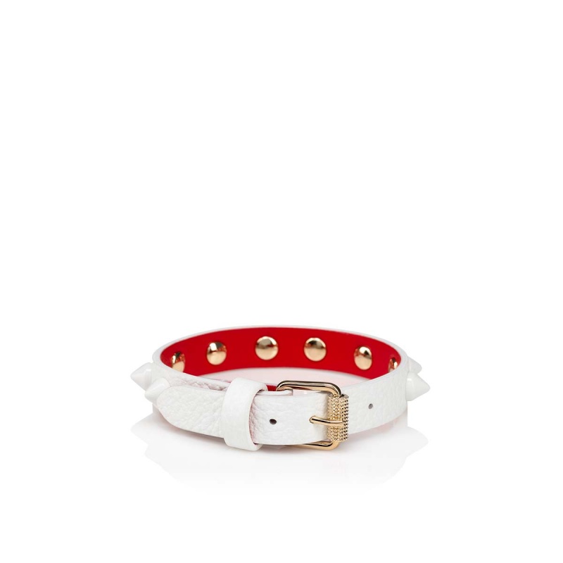 Brazalete Christian Louboutin Loubilink Bianco / Bianco | YIV-973864