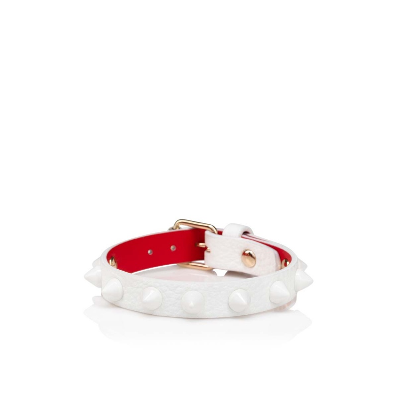 Brazalete Christian Louboutin Loubilink Bianco / Bianco | YIV-973864